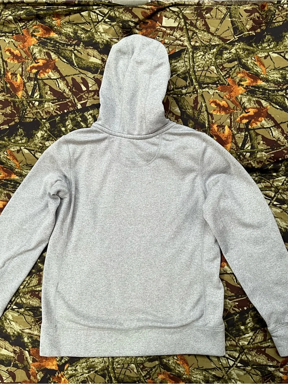 Carhartt Force Women’s Heather Grey & Pink Logo Pullover Hoodie Size S (4-6)